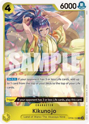 Kikunojo OP06-104 R Wings of the Captain Foil