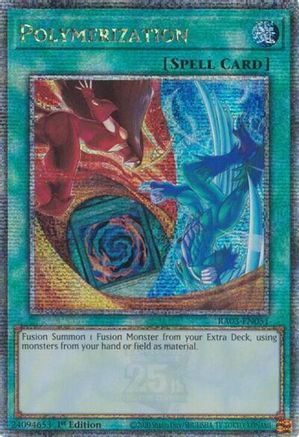 Polymerization (B) (HERO Art) (Quarter Century Secret Rare) - RA03-EN051 Quarter Century Secret Rare 1st Edition