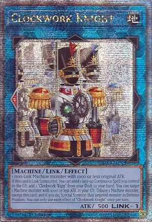 Clockwork Knight (Quarter Century Secret Rare) - SUDA-EN050 Quarter Century Secret Rare 1st Edition
