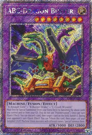 ABC-Dragon Buster (Platinum Secret Rare) - RA04-EN271 Platinum Secret Rare 1st Edition