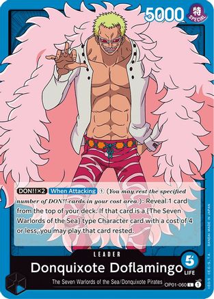 Donquixote Doflamingo (060) OP01-060 L Romance Dawn