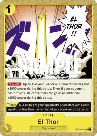 El Thor OP05-114 UC Awakening of the New Era