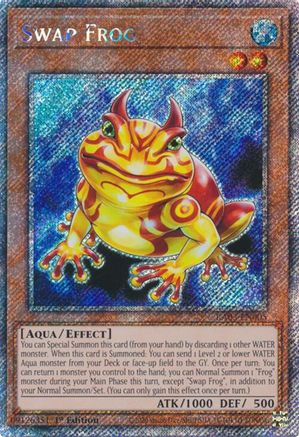 Swap Frog (Platinum Secret Rare) - RA03-EN005 Platinum Secret Rare 1st Edition
