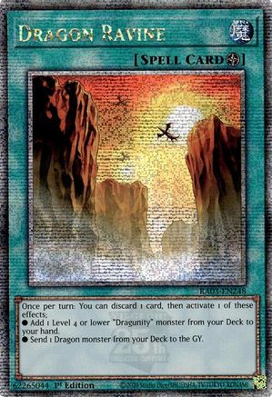 Dragon Ravine (Quarter Century Secret Rare) - RA03-EN248 Quarter Century Secret Rare 1st Edition