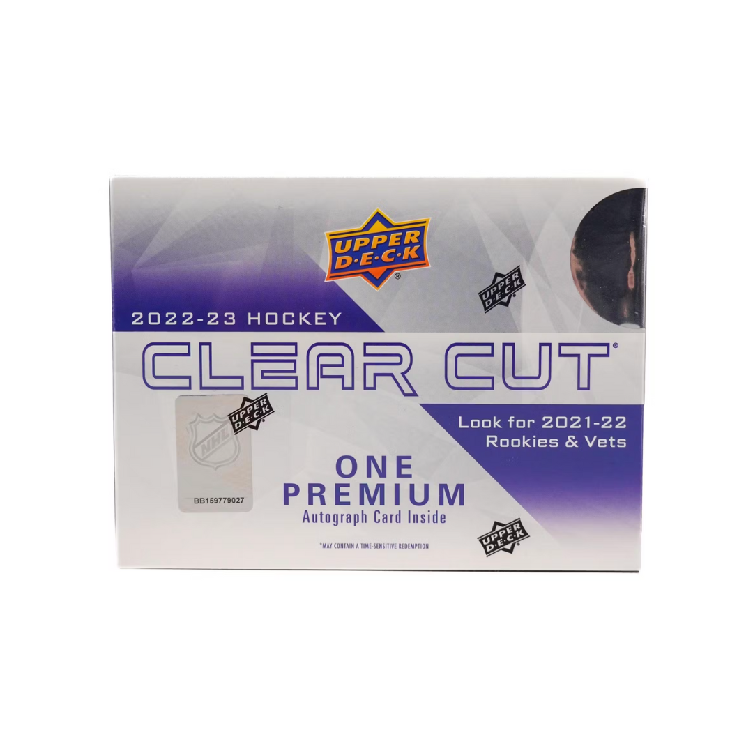 2022/23 Upper Deck Clear Cut Hockey Hobby Box